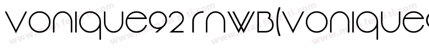 Vonique92 rnWB(Vonique92)字体转换